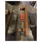 Wood mantle 14 x 66 x 8