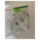 Antique two strand choker necklace with matching