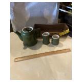 Hall Green tea picture with lid and two small