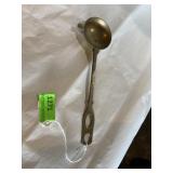 Vintage brass ladle about 10 inches long