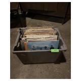 Large collection of record albums