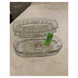 Anchor hocking banana split dish and relish tray