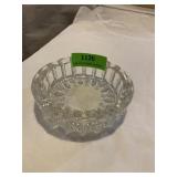 KIG Indonesia, heavy crystal glass cigar ashtray