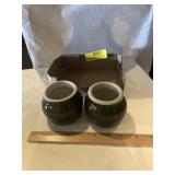 Green Hall small mustard pots