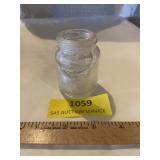 Vintage Owen E Baab glass inkwell