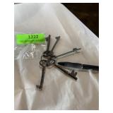 Collection of skeleton keys