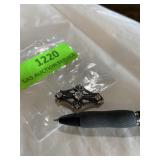 Vintage art deco looking 925 silver jewelry piece