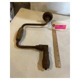 Vintage crank drill