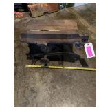 Vintage companion cast-iron table saw