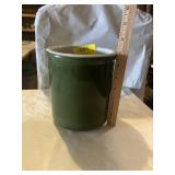 Hall green crock