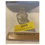 Antique Higgins drawing Ink glass bottle
