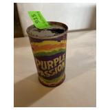 Vintage purple passion, carbonated drink