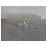 5x13 glass cake pedestal