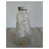 Grapette glass clown Bank, 8 in