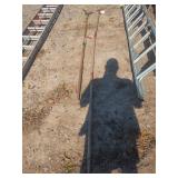 Two pole saws 8 and 12 ft