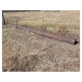 Steel pipe 12-in x 18 ft by quarter