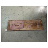 Royal crown cola embossed metal sign 18x53
