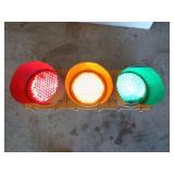 Horizontal street light, red yellow green, 39"