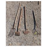 Four yard tools