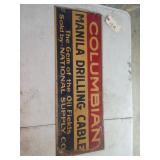Metal Colombian sign 9x28