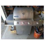 Charmglow gas grill, with extra accessories,