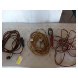 2 corded shop lights, and a yellow extension