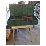 Green Coleman camping stove, 426D, needs some