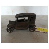 Antique cast iron toy car, 6 in