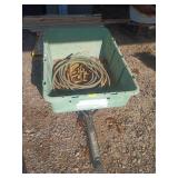 John Deere heavy plastic lawn mower trailer 33x37