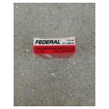 Five rounds Federal 12 gauge slug 2 and 3/4 in