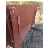 Sheet of steel plate, 48-in x 6 ft by 1/8 inch