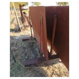 Homemade steel plate rack, 48 in by 60 in, no