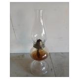 17 inch inside thread hurricane lamp by White