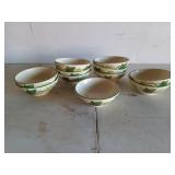 11 Franciscan Ivy bowls, 6 in