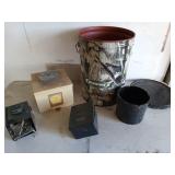 5 gallon metal bucket deer feeder by Moultrie