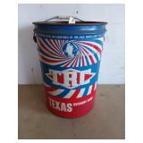 TRC Texas refinery care 5 gallon metal bucket