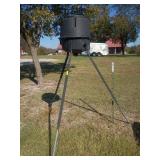 Moultrie deer feeder, Hopper and legs only