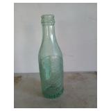 Utica club brand glass bottle, 7 in