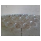 15 assorted glass bowls