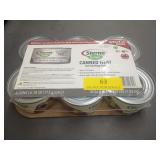 Six cans of Sterno green