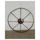 33-in metal wagon wheel