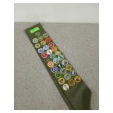 Boy scout sash with 31 patches