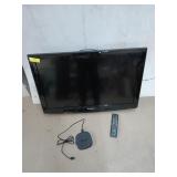 36-in sanyo TV with Roku adapter and remote works