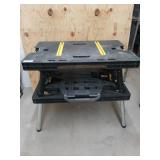 Keter portable folding work table, 30x21x33 in