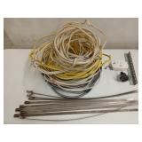 Assorted electrical wire, 12 and 14 gauge and