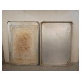 2-18x26 aluminum cooking pans