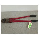 Red, 24 inch bolt cutters