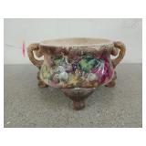 Hand-painted, footed, Jardiniere, with