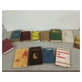 12 books, mostly about the frontier / Wild West,