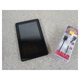 Kindle, works, comes with new charging cable